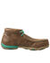Image #2 - Twisted X Women's Chukka Driving Shoes - Alloy Toe, Brown, hi-res