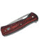 Buck Knives 346 Vantage Avid Knife, Maroon, hi-res