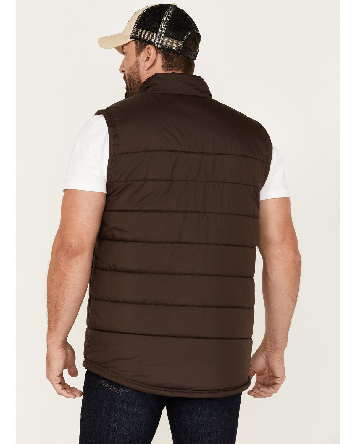 Image #4 - Moonshine Spirit Men's Pine Straw Puffer Vest, Brown, hi-res