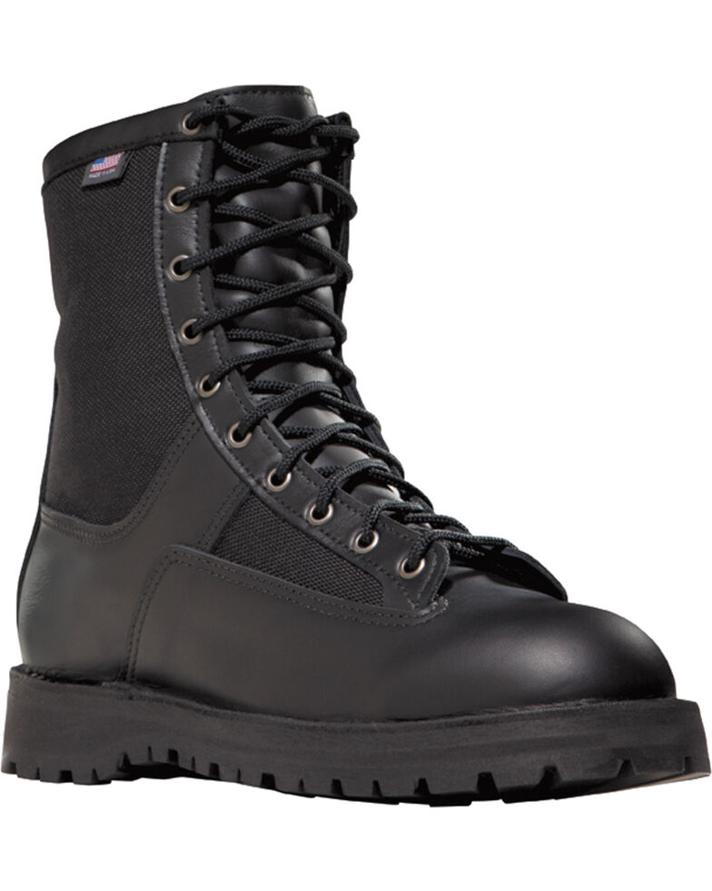 Danner Men's Black Acadia 8" Work Boots - Round Toe , Black, hi-res