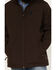 RANK 45 Men's Myrtis Softshell Jacket, Brown, hi-res