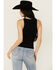 Image #4 - White Crow Women's Embroidered Trim Tank, Black, hi-res