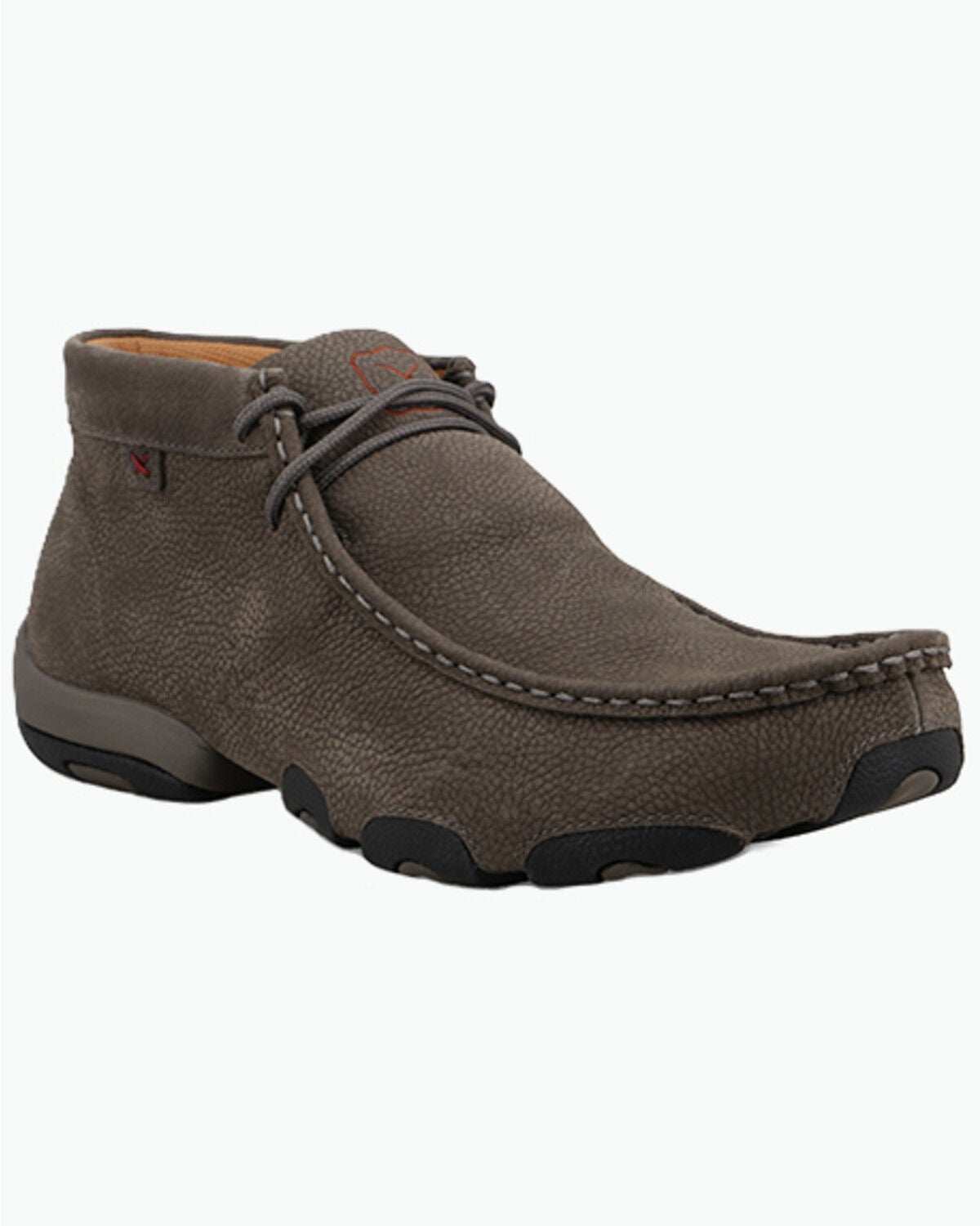 Twisted X Men's Weather Chukka Driving Mocs, Grey, hi-res
