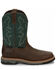 Image #2 - Justin Men's Boot Barn Exclusive Carbide Waterproof Western Work Boots - Composite Toe, Brown, hi-res