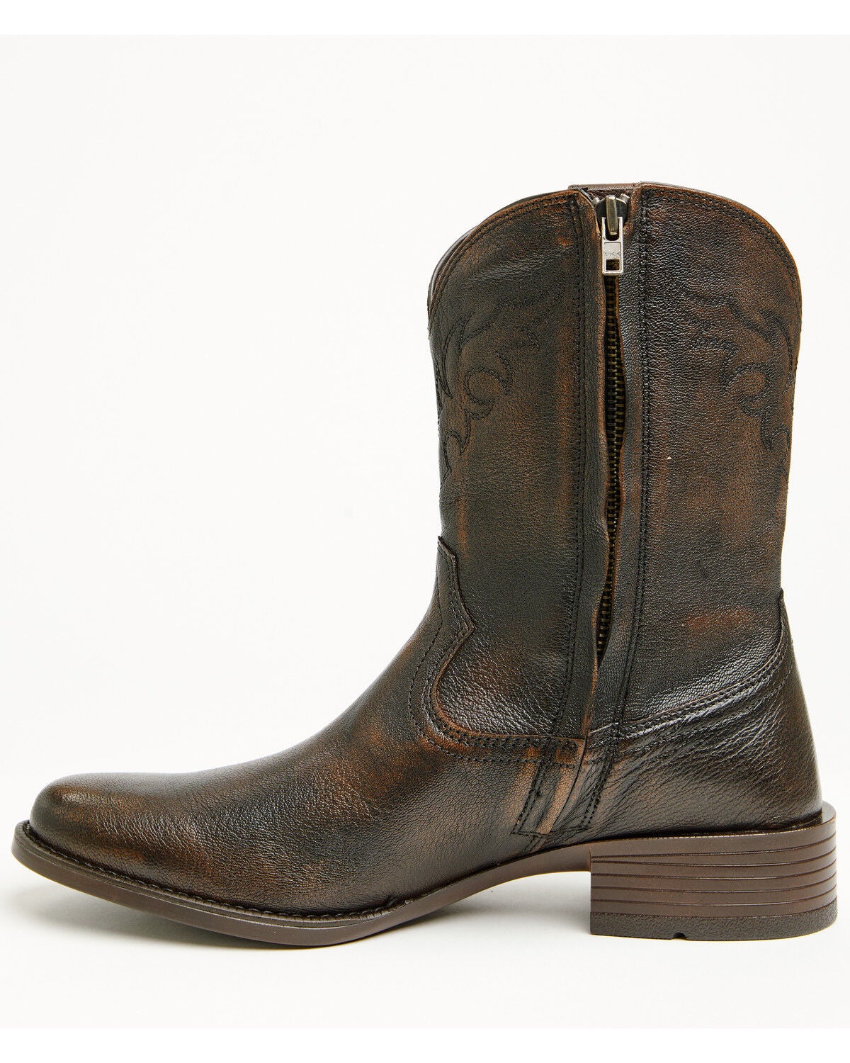 Image #3 - Ariat Men's Sonoro Western Boots - Round Toe, Chocolate, hi-res
