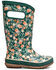 Image #2 - Bogs Girls' Floral Rainboots, Multi, hi-res