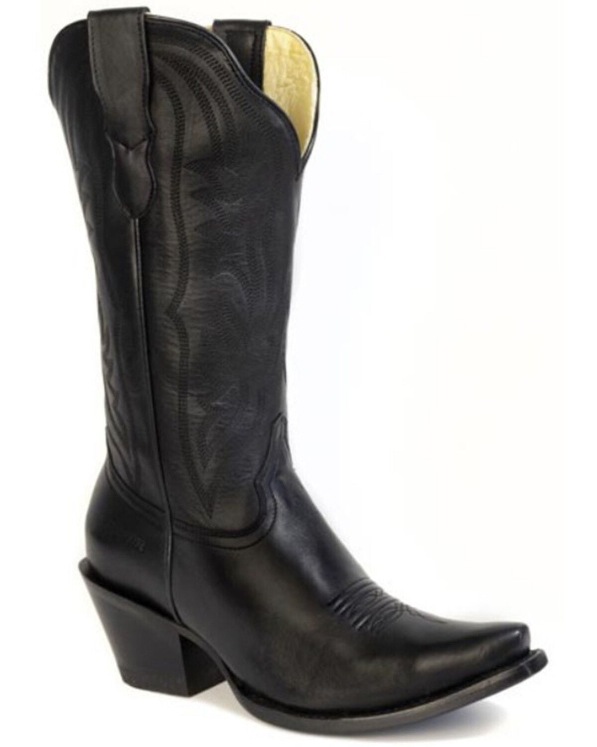Roper Women's Hailee Tall Western Boots - Snip Toe, Black, hi-res