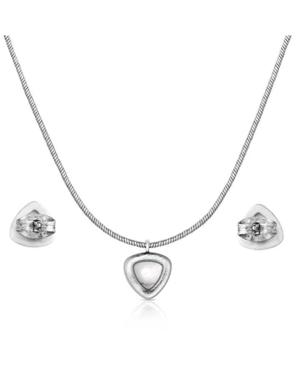 Image #2 - Montana Silversmiths Women's Pure Halo Jewelry Set - 2 Piece, Silver, hi-res