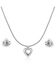 Image #2 - Montana Silversmiths Women's Pure Halo Jewelry Set - 2 Piece, Silver, hi-res