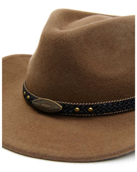 Image #2 - Cody James Men's Felt Western Fashion Hat, Pecan, hi-res