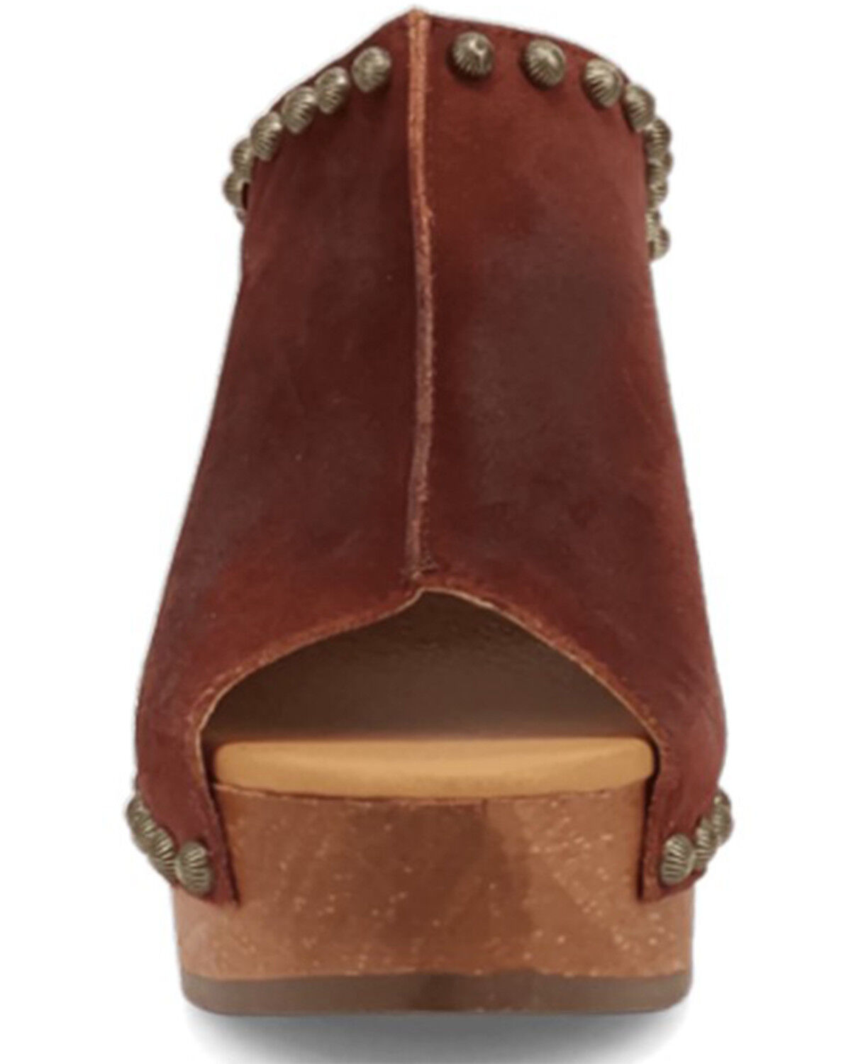 Image #4 - Dingo Women's Echo Wooden Sandals, Wine, hi-res