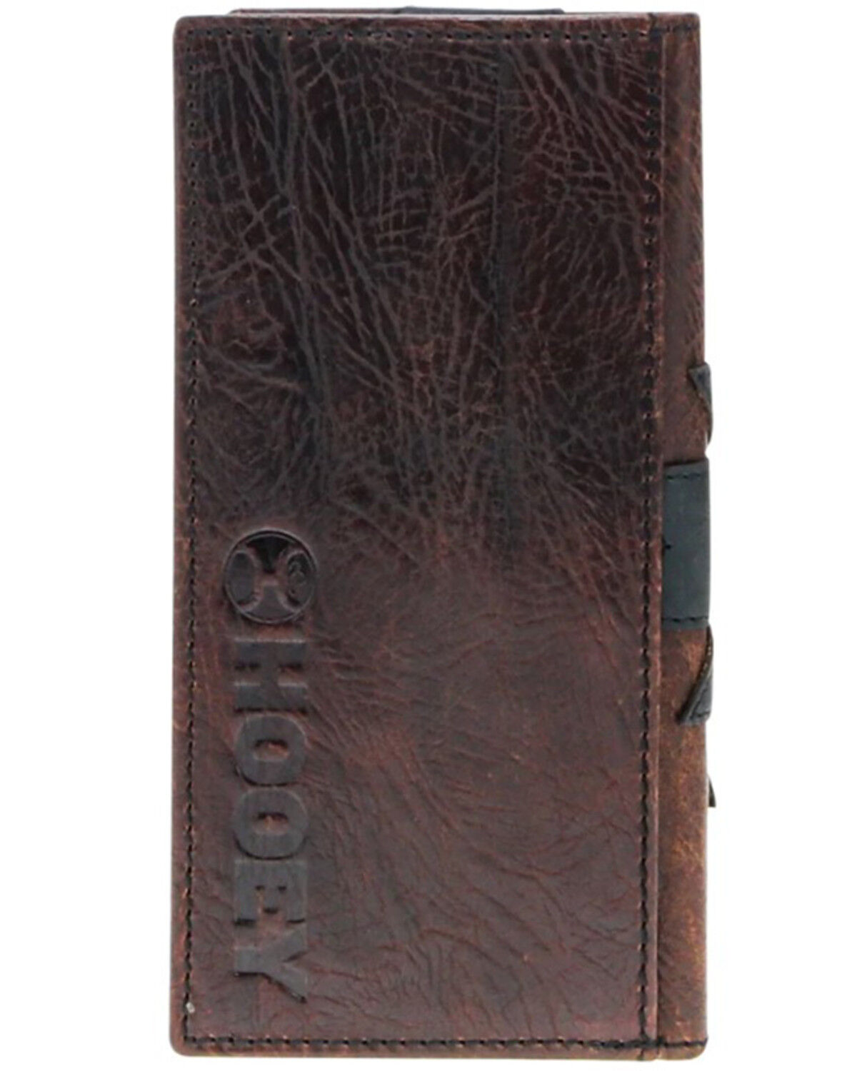 Image #2 - Hooey Men's Kai Patchwork Rodeo Wallet, Brown, hi-res