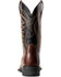 Image #3 - Ariat Men's Amos Hand Stained Western Boots - Square Toe, Brown, hi-res