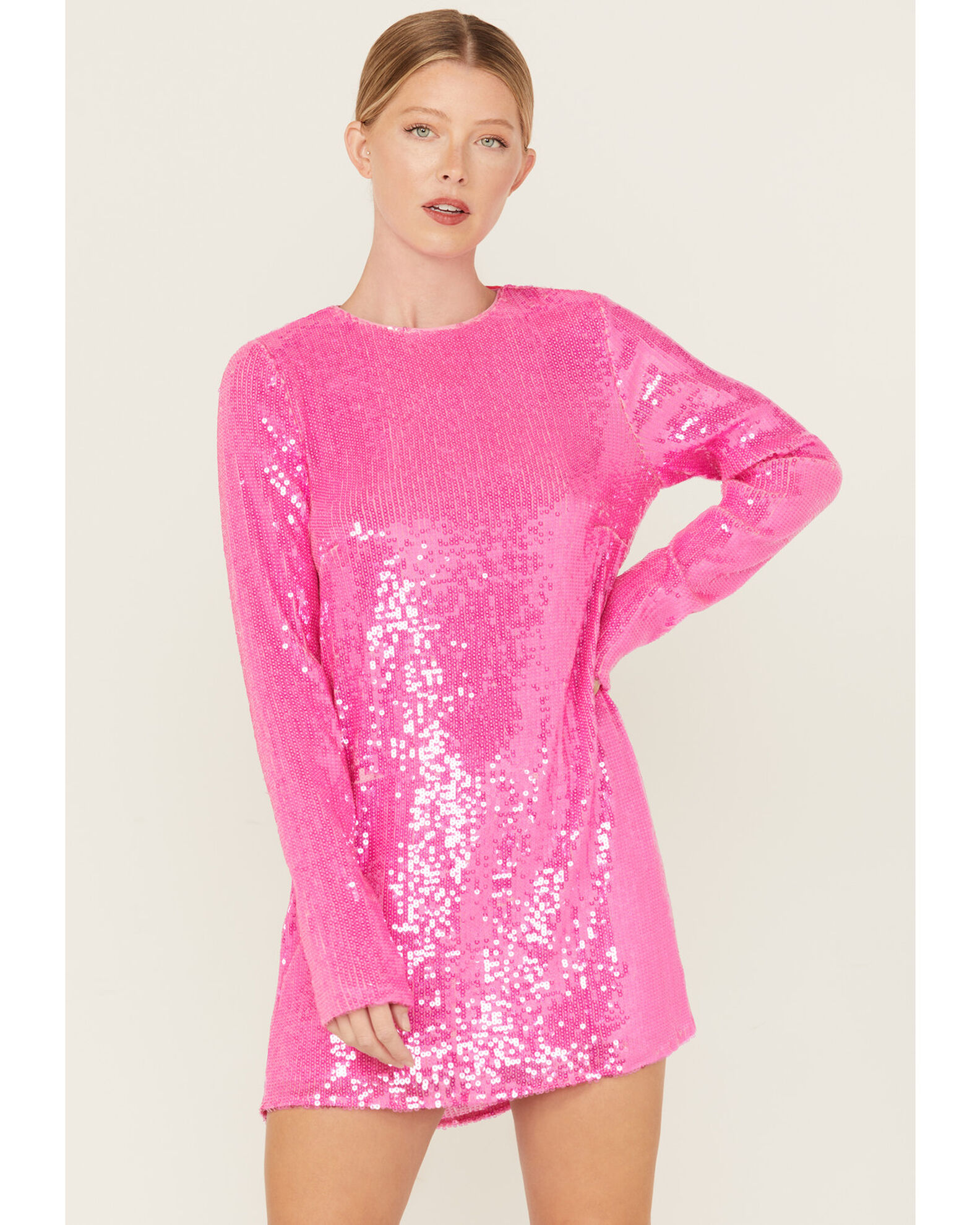Long sleeve muumuu dresses discount