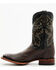 Image #3 - Cody James Men's Exotic Ostrich Western Boots - Broad Square Toe, Chocolate, hi-res