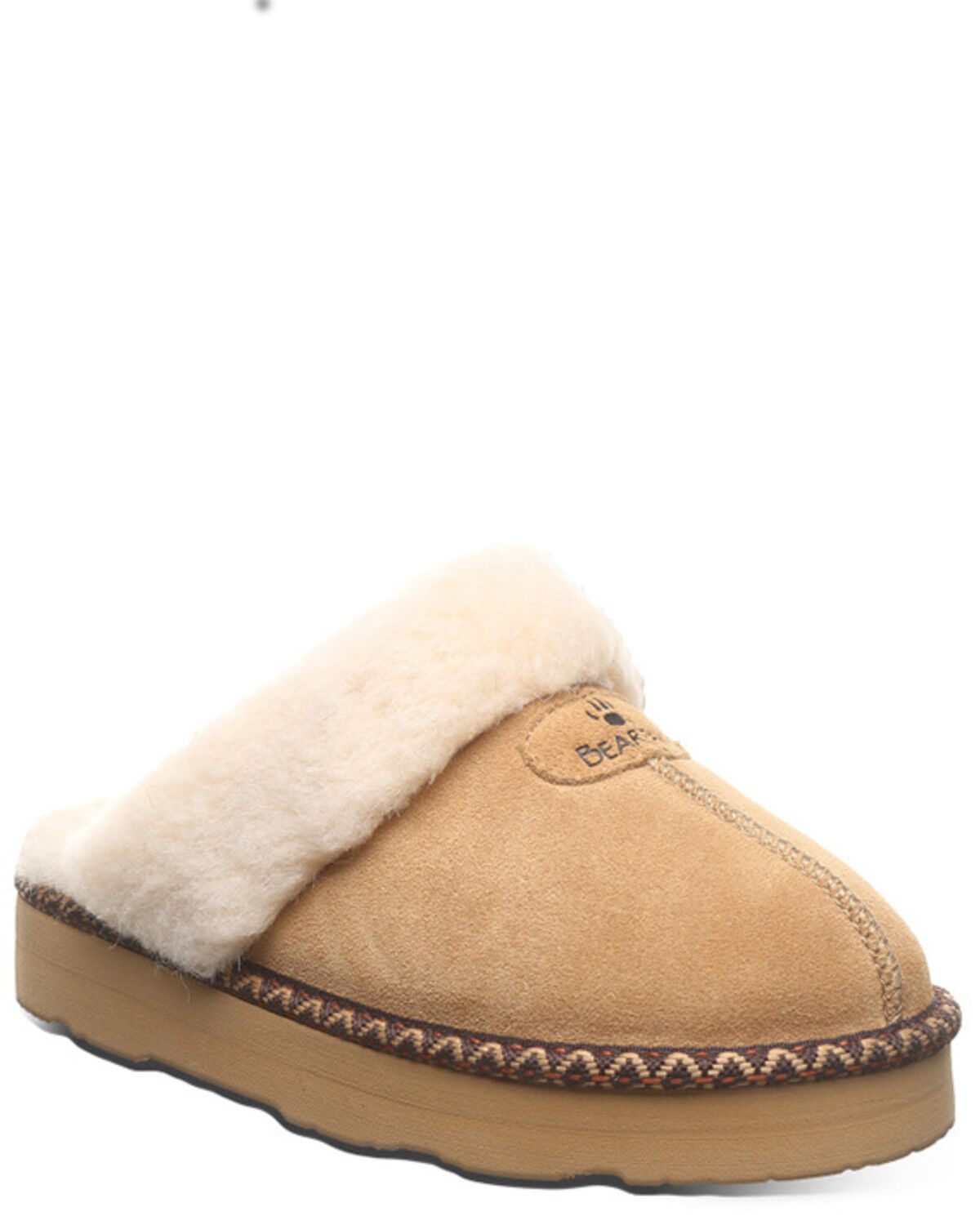 Image #1 - Bearpaw Women's Loki Platform Lo Deco Slippers, Tan, hi-res
