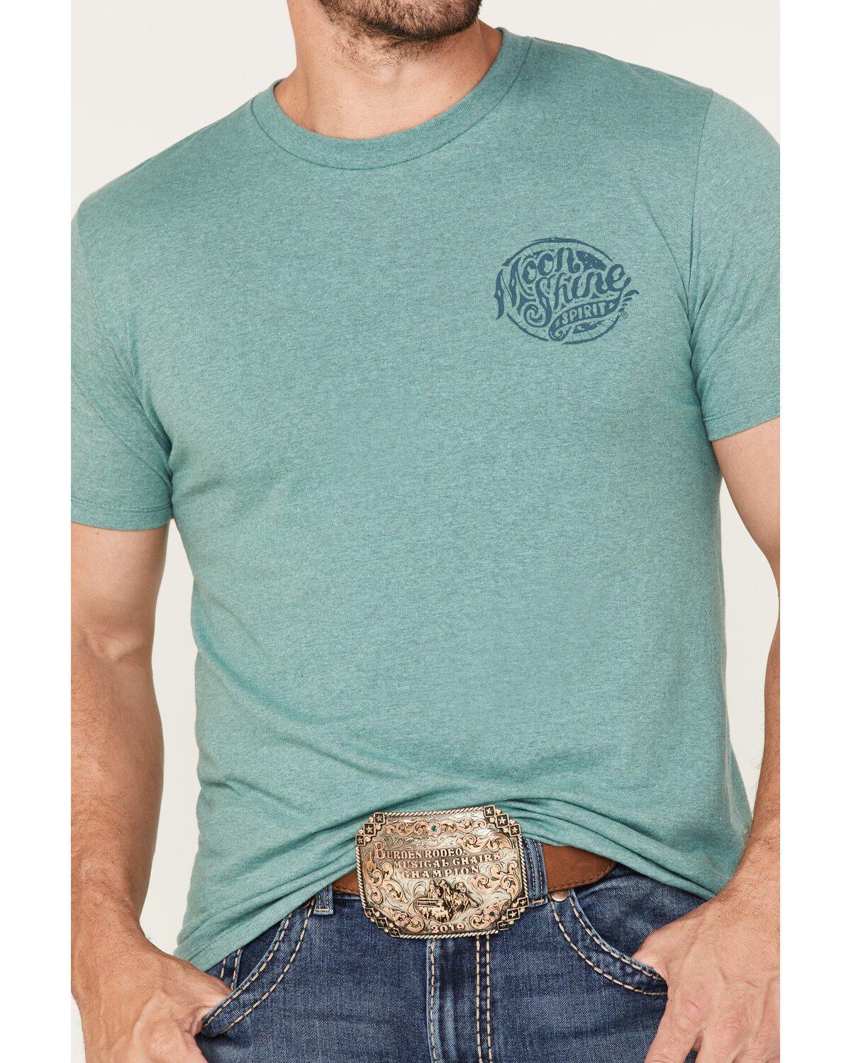 Image #3 - Moonshine Spirit Men's Sugar Skull Short Sleeve Graphic T-Shirt, , hi-res