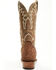 Image #5 - El Dorado Men's Exotic Alligator Western Boots - Square Toe, Brown, hi-res