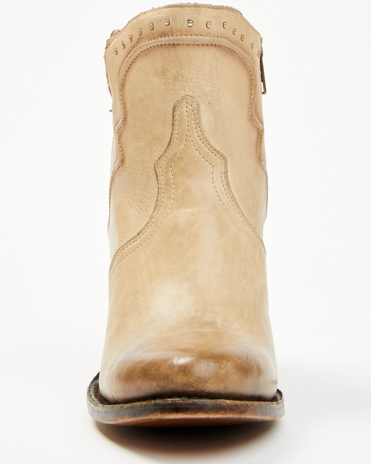 Image #4 - Lucchese Women's Karla Fashion Booties - Round Toe, Natural, hi-res