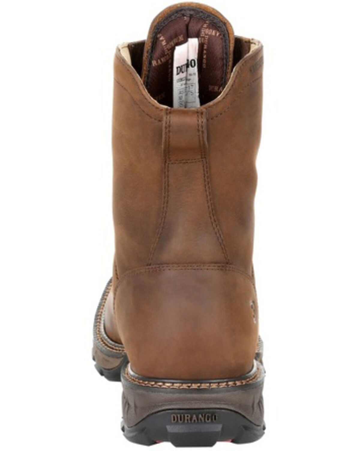 Image #4 - Durango Men's Maverick XP Waterproof Work Boots - Soft Toe, Brown, hi-res