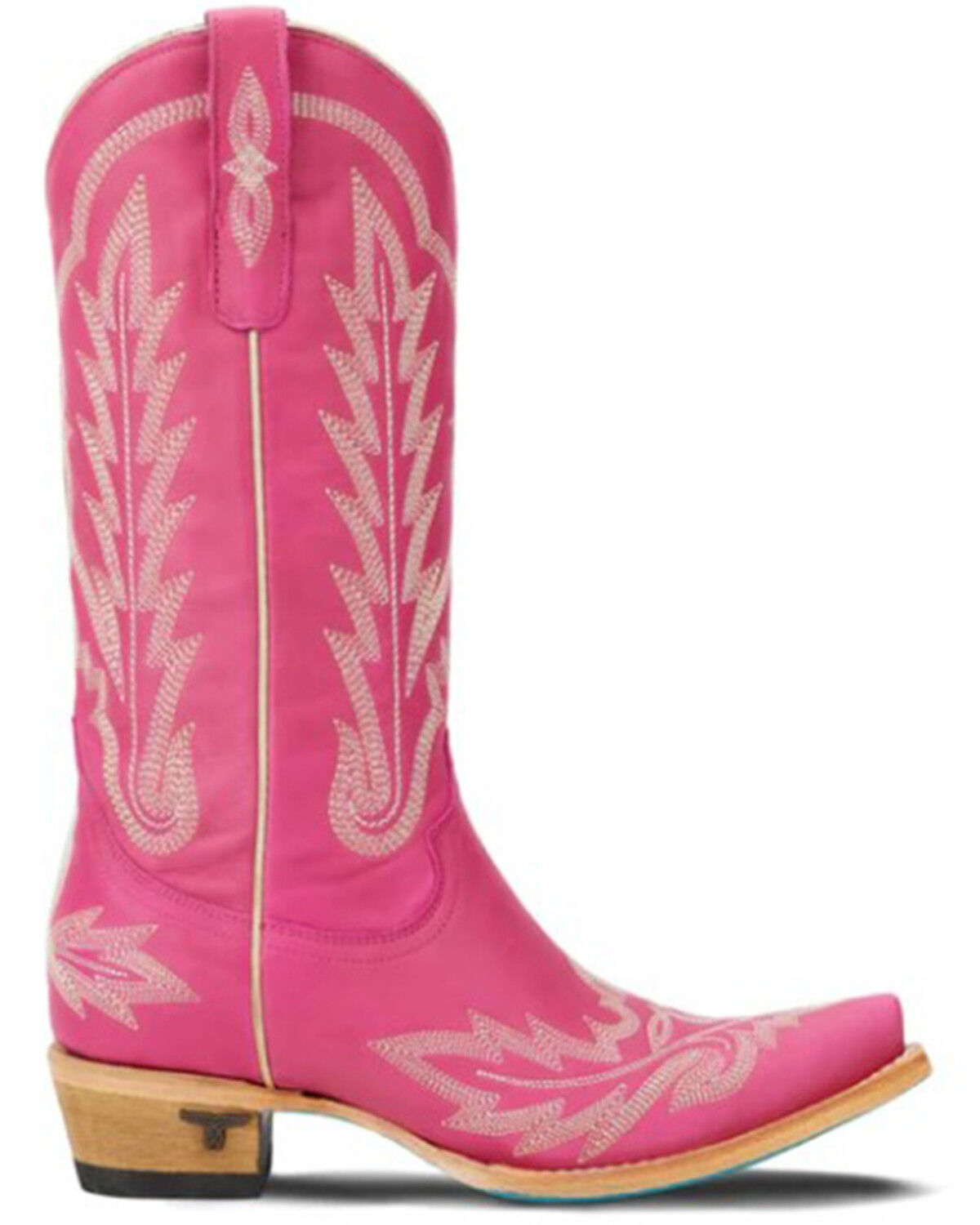 Image #2 - Lane Women's Lexington Tall Western Boots - Snip Toe, Hot Pink, hi-res