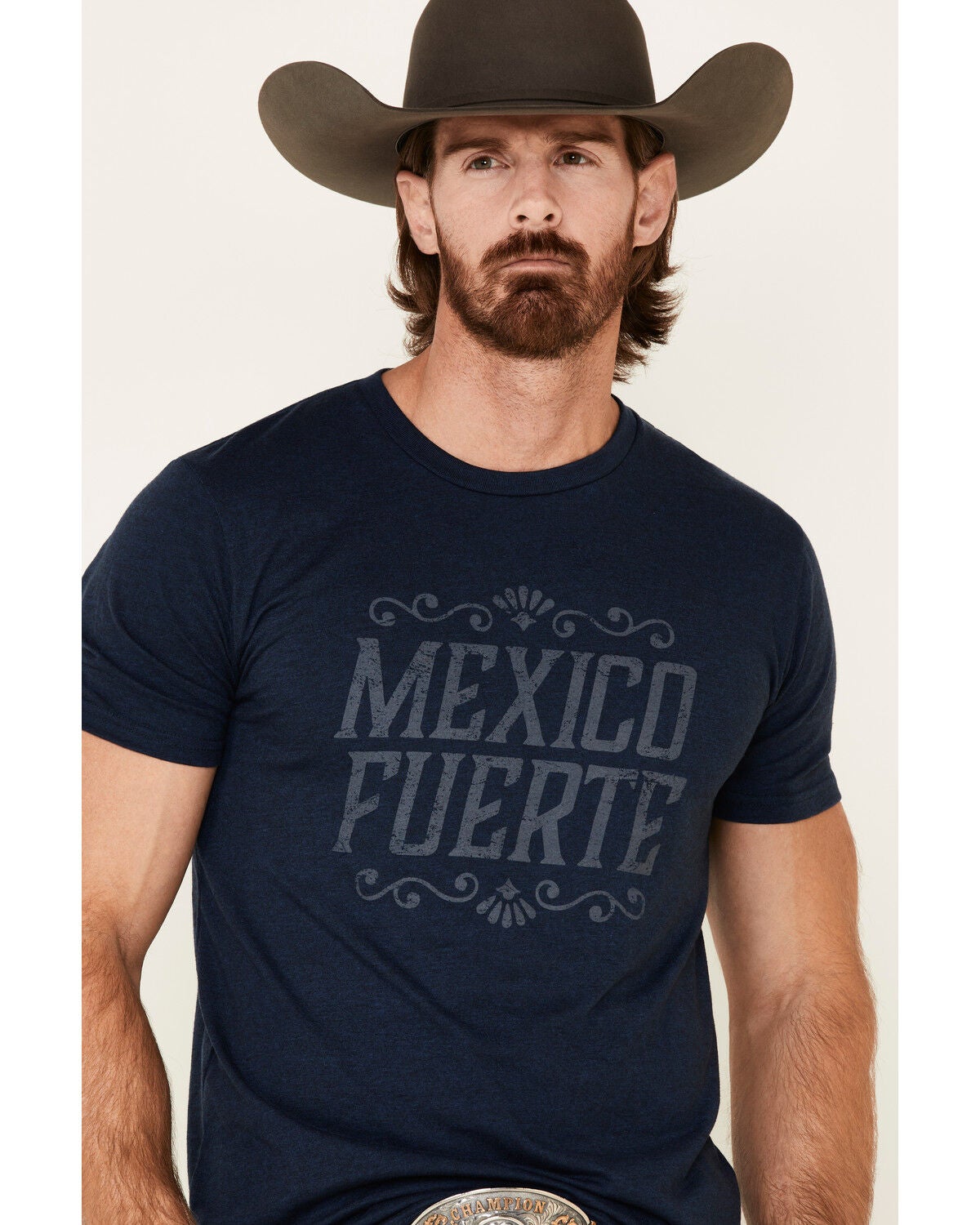 Navy Mexico Fuerte Graphic T-Shirt 