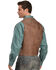 Image #3 - Scully Men's Western Lamb Vest, Brown, hi-res