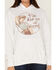 Image #2 - Goodie Two Sleeves Women's You Had Me At Howdy White Graphic Hoodie, White, hi-res