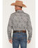 Image #4 - Cody James Men's Botanical Paisley Print Long Sleeve Button-Down Stretch Western Shirt - Big, Black, hi-res