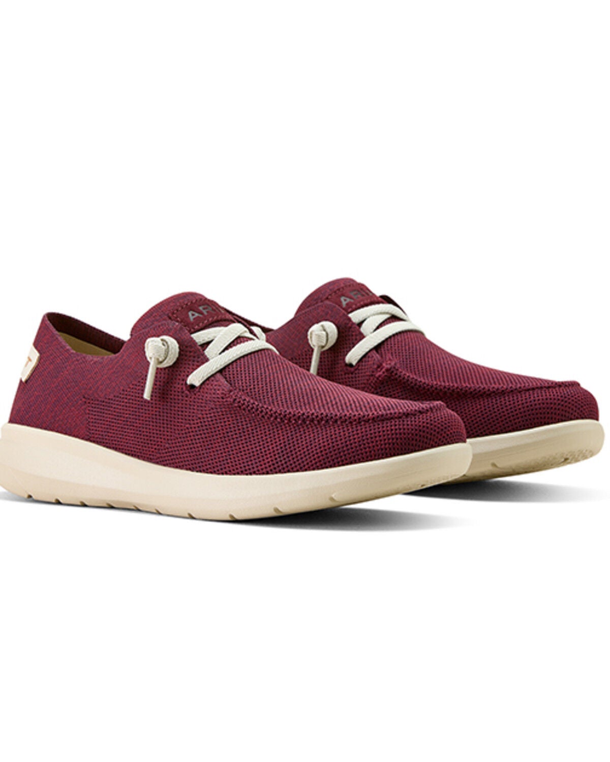 Image #2 - Ariat Women's Hilo Casual Shoes - Moc Toe, Burgundy, hi-res