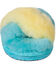 Image #3 - Cloud Nine Women's Duo-Tone Emma Sheepskin Slippers, Blue, hi-res