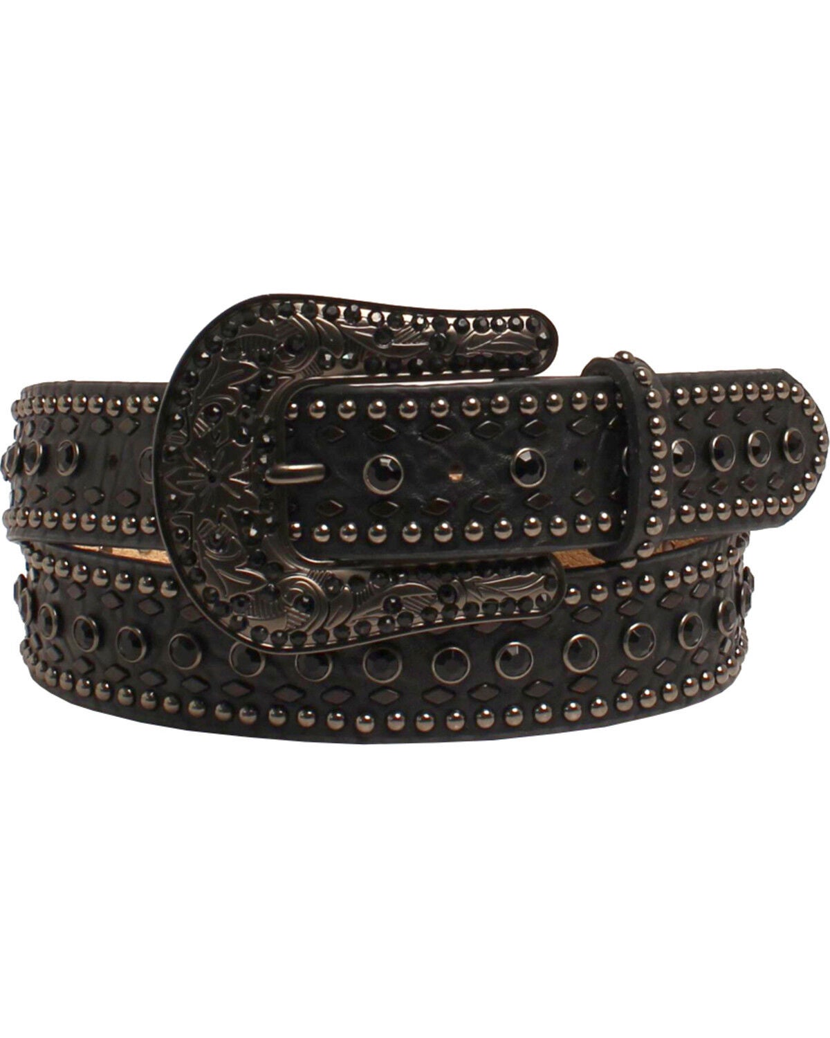 Nocona Women's Brown Studded Belt main image 1