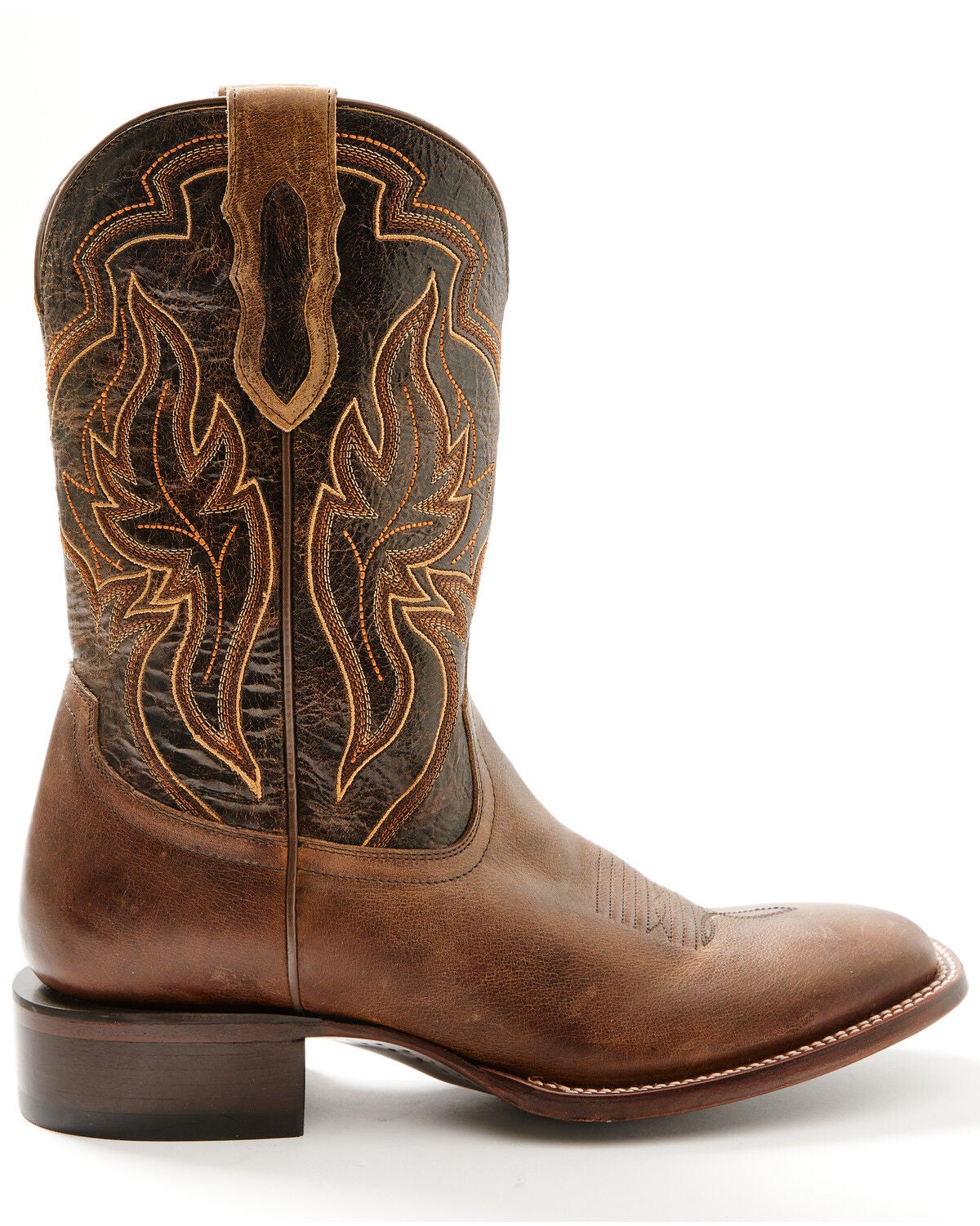 Image #2 - Cody James Men's Harper Western Boots - Broad Square Toe, Brown, hi-res