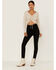 Image #1 - 7 For All Mankind Women's Coated High Waist Ankle Skinny Jeans, Black, hi-res