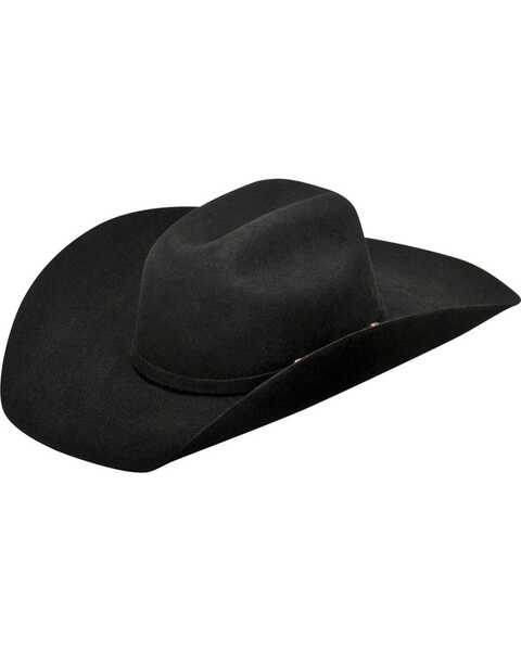 Image #1 - Ariat Wool Cowboy Hat , Black, hi-res