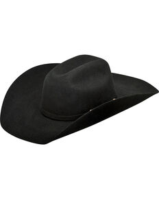 Ariat Boys' Wool Cowboy Hat , Black, hi-res