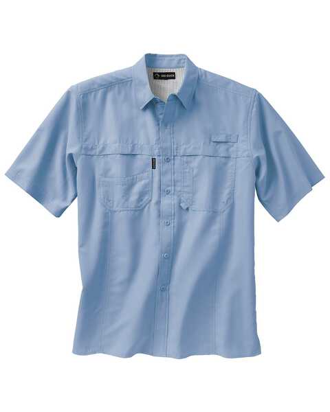 Dri Duck Men's Catch Short Sleeve Work Shirt - Big & Tall , Sky, hi-res