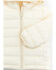 Image #2 - Urban Republic Girls' Quilted Packable Puffer Hooded Jacket, Cream, hi-res
