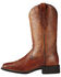 Ariat Women's Rich Brown Round Up Remuda Cowgirl Boots - Square Toe , Brown, hi-res