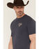 Image #3 - Cowboy Up Men's Durable By Nature Short Sleeve Graphic T-Shirt, Blue, hi-res