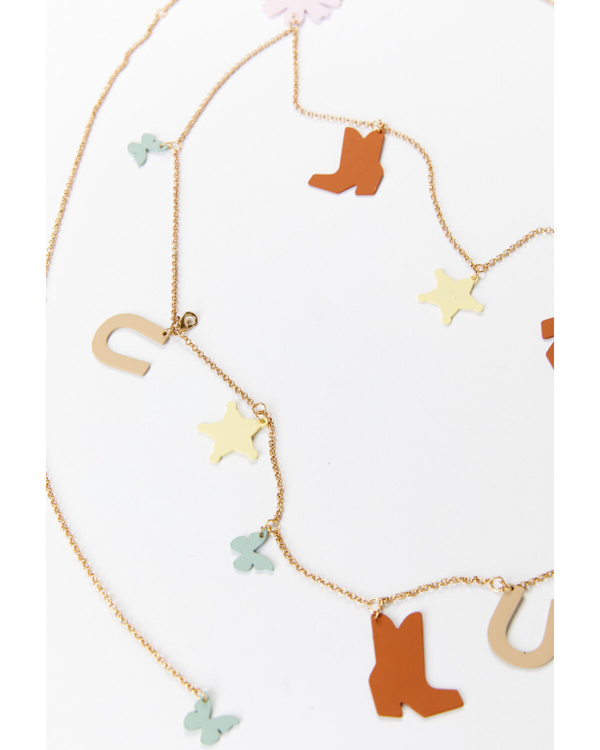 Image #3 - Understated Leather Women's Lucky Charm Chain Belt, Multi, hi-res