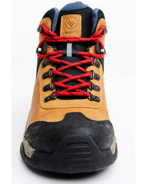 Image #4 - Hawx Men's Talon 3 Waterproof Lace-Up Hiking Work Boots - Broad Square Toe , Pecan, hi-res