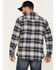 Image #4 - North River Men's Medium Plaid Print Long Sleeve Button-Down Flannel Shirt, Grey, hi-res