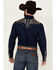 Image #4 - Rodeo Clothing Men's Fancy Smiley Yoke Embroidered Long Sleeve Pearl Snap Western Shirt , , hi-res
