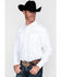Image #3 - Gibson Trading Co. Men's White Water Long Sleeve Pearl Snap Shirt - Tall, White, hi-res
