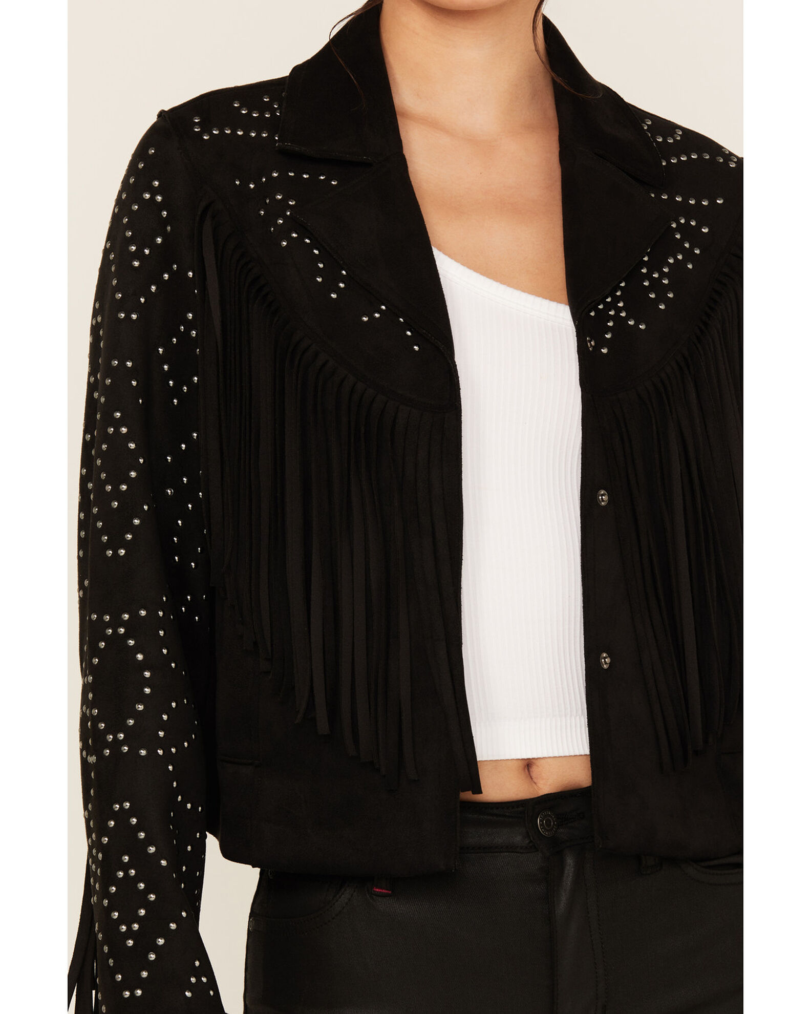 Blair snap front jacket top