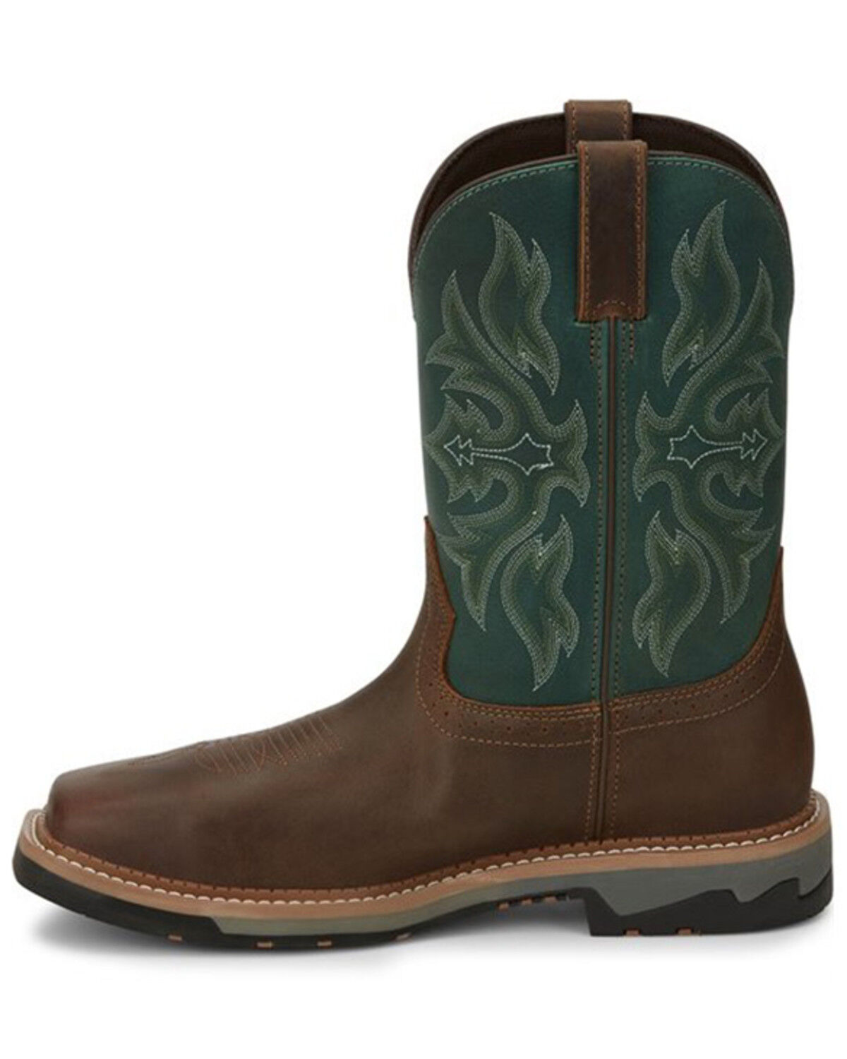 Image #3 - Justin Men's Bolt Western Work Boots - Composite Toe, , hi-res