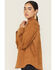 Image #2 - Blue B Women's Embellished Long Sleeve Snap Western Shirt, Camel, hi-res