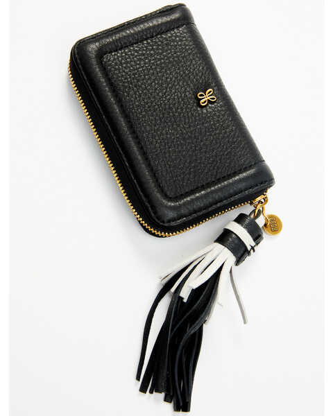 Image #2 - Hobo Women's Nila Mini Zip Around Wallet, Black, hi-res