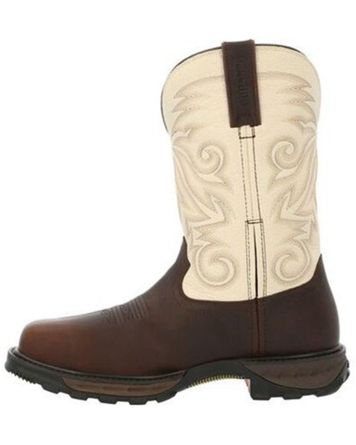 Image #3 - Durango Men's Maverick XP Waterproof Western Work Boots - Steel Toe, Chocolate, hi-res